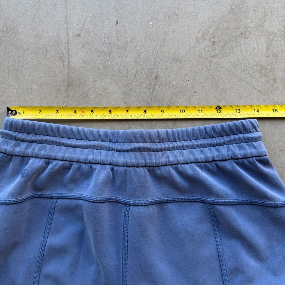Lululemon Softstreme Womens 8 High-Rise Straight Wide Leg Pant Blue LW5EGTS Gym - Picture 8 of 10
